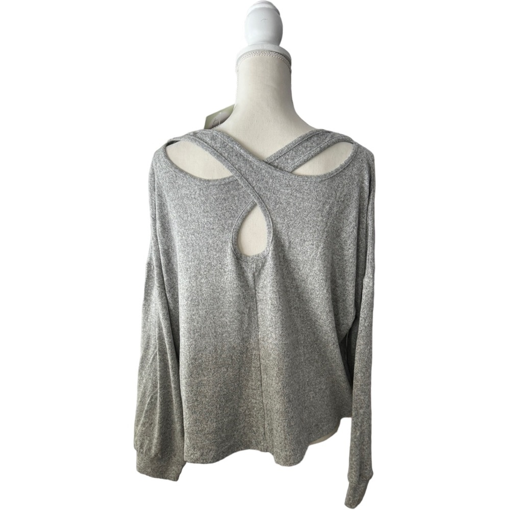 Keren Hart Detailed cutout back grey